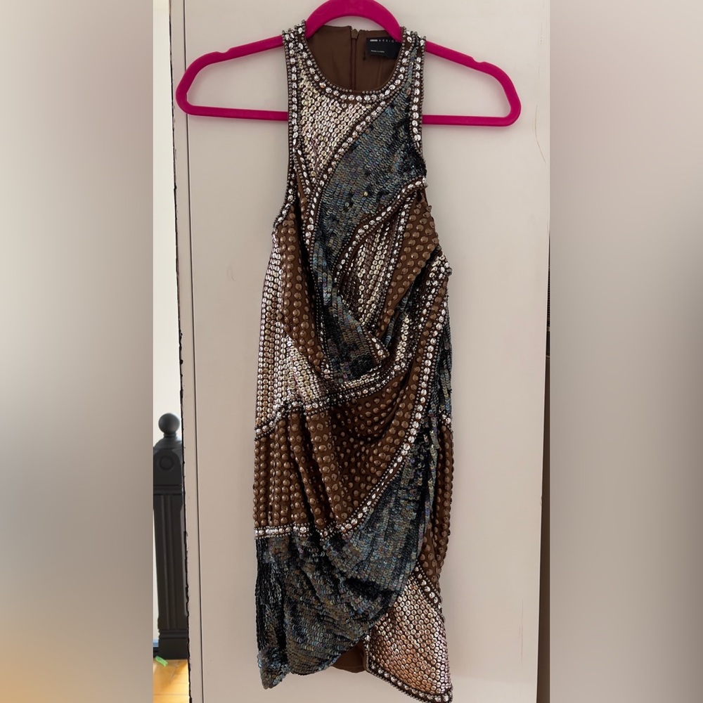 Asos Patchwork Embellished Mini Sequin Dress - image 5